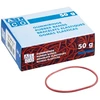Guminės juostelės pinigams perrišti ALCO, D25 mm, 50 g, raudonos spalvos