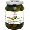 Marinuoti agurkai KITCHEN MASTERS, saldžiarūgščiai, 660g/340g