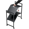 Hailo Folding shelf on wheels Quickboard / juodas