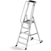 Hailo Ladder mobile platforms Master P80 / aluminum / 5 steps