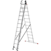 Hailo ProfiStep Combi kopėčios | aliuminis | 3x12 laiptelių