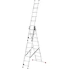 Hailo ProfiStep Combi ladder / aliuminio / 3x12 steps