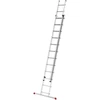 Hailo S80 ProfiStep duo stairs / aliuminio / 2x12 steps