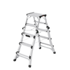 Hailo Teleskopinės kopėčios Master DTL100 / aliuminis / 2x4 - 2x6 laipteliai