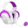 Havit H2002d - žaidimams ausinės, baltas ir violetinė