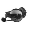 HAVIT su laidu ausinės H139d on-ear su mikrofonu steel-pilkas