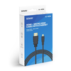 Savio CL-40/M HDMI (M) - micro HDMI (M) laidas su eternetu, 2m, Juodas