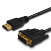 Savio CL-139 video cable adapter 1.8 m DVI-A HDMI Type A (Standard) Juodas