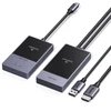 HDMI siųstuvas Ugreen CM737 belaidis siųstuvas ir imtuvas – juodos ir sidabrinės spalvos