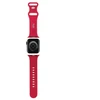 Apyrankė Apple Watch 1 / 2 / 3 / 4 / 5 / 6 / SE / 7 / 8 (38 / 40 / 41 mm) Hello Kitty Strap Silicone Kitty Head (HKAWMSCHBLR) raudonos spalvos