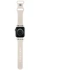 Apyrankė Apple Watch 1 / 2 / 3 / 4 / 5 / 6 / SE / 7 / 8 (38 / 40 / 41 mm) Hello Kitty dirželis Silikoninės etiketės Graffiti (HKAWMSDGPTE) smėlio spalvos