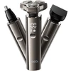 Shaving set 3in1 Hoco HP36 metal pilka