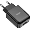 Phone charger Hoco USB A 2A 10W N2 juodas