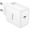 Telefono GaN įkroviklis Hoco USB C PD AVS 40W max 60W N83 baltas