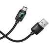 Laidas su LCD ekranu USB A į USB C Hoco 3A 1,2 m U146 juodas