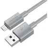 USB A į Micro USB laidas Hoco 2,4A 1 m X107 pilka