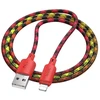 Laidas USB A - Lightning Hoco 2,4A 1 m X116 gradientinis raudonas