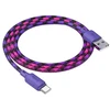USB A į USB C laidas Hoco 3A 1 m X116 gradientinis violetinis