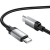 Cable USB C to USB C Hoco 3A 60W 1 m X117 juodas