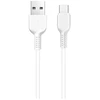 „Hoco X20“ duomenų perdavimo ir įkrovimo laidas | USB-A į USB-C | 12 W | 2 m | baltas