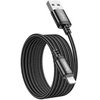 USB A tipo į „Lightning“ tipo laidas Hoco 2,4A 2 m X89 juodas