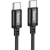 Cable USB C į USB C Hoco 3A 60W 2 m X89 juodas