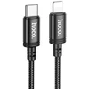 Cable USB C į Lightning Hoco PD 27W 2 m X89 juodas