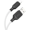 USB A tipo į „Lightning“ tipo laidas Hoco 2,4A, 1 m, X90 baltas