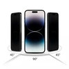 Juodas (Privacy) apsauginis stiklas Samsung Galaxy S25 telefonui „HOFI Glass Pro+ Anti Spy”