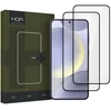 Juodas apsauginis grūdintas stiklas Samsung Galaxy S25 Plus telefonui „Hofi Glass Pro+ 2 vnt.”