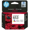 Hewlett Packard (HP) HP 653 trijų spalvų originalus Ink Advantage kasetė
