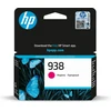 HP 938 Magenta originalus rašalo kasetė, standartinė išeiga, purpurinė, 1 vnt., 800 puslapių, vieno vieneto pakuotė