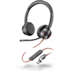 Hewlett Packard (HP) HP Poly Blackwire 8225 stereofoninis Microsoft Teams sertifikuotas USB-C Ausinės +USB-C/A adapteris