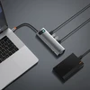 Šakotuvas 11in1 Baseus Metal Gleam Series USB-C į 3x USB 3.0 + 2x HDMI + USB-C PD + Ethernet RJ45 + Micro SD/SD + VGA + AUX