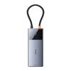 Hub 6in1 Baseus Metal Gleam 2 Series USB-C – 2xUSB 3.0 +USB-C + HDMI + USB-C PD + Ethernet RJ45