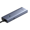 Hub Baseus UltraJoy Series Lite 4-Port 50cm (USB į USB3.0*4+Type-C5V) (pilka)