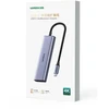 Ugreen CM511 6 viename USB-C į HDMI šakotuvas | 3x USB 3.0 | SD | Micro SD | pilkas