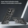 Hurtel „Samsung Galaxy S26 Ultra“ dėklas su stumdomu kameros dangteliu ir pasukamu stovu, suderinamas su „MagSafe“ – juodas