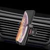 Hurtel Gravity automobilinis telefono laikiklis for air vent with air freshener sidabrinis (YC06)