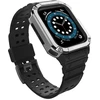 Išmaniojo laikrodžio Apple SE/7 silikoninis Hurtel dirželis, Juodos spalvos, 38/40/41mm