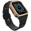 Išmaniojo laikrodžio Apple SE/7 silikoninis Hurtel dirželis, Juodos spalvos, 38/40/41 mm