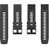 Hurtel Silicone Strap for Garmin Fenix 3 / 5X / 6X / 7X Pro – Juodas