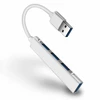 IBOX IUH3FAS Hub USB3.0 + USB 2.0 Sidabrinis