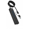Icy Box IB-HUB1737-C3 7 prievadų USB 3.2 Gen 1 šakotuvas, 3x USB Type-C., 4x USB Type-A