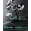 Icy Box Raidsonic 3 viename belaidžio įkrovimo stovas, magnetinis, mobiliesiems telefonams, ausinėms ir išmaniesiems laikrodžiams, plastikinis | Ledo dėžė IB-SH102-CH