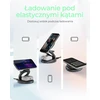Icy Box Raidsonic 3 in 1 sulankstomas magnetinis įkrovimo stovas mobiliajam telefonui, ausinėms ir išmaniesiems laikrodžiams, Aliuminio | Ledo dėžė IB-SH101-CH