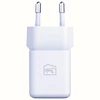 3Mk Apsaugos Priedai - 3mk Hyper GaN Įkroviklis 20W QC4+ PD PPS USB 1A1C Baltas EU