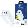 3Mk apsaugos priedai - 3mk Hyper GaN įkroviklis 65W QC4+ PD PPS USB 1A2C Baltas EU
