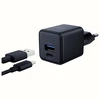 3Mk apsaugos priedai - 3mk Hyper GaN įkroviklis 20W QC4+ PD PPS USB 1A1C Juodas EU