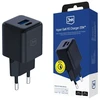 3Mk apsaugos priedai - 3mk Hyper GaN įkroviklis 20W QC4+ PD PPS USB 1A1C Juodas EU